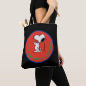 pinda's | Snoopy Raw Strength & Courage Badge Tote Bag (Dichtbij)