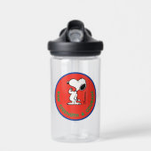 pinda's | Snoopy Raw Strength & Courage Badge Waterfles (Voorkant)