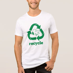 pinda's   Snoopy Recyclen Hergebruik Tri-Blend Shirt