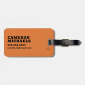 pinda's | Snoopy Rest Break Bagagelabel (Achterkant horizontaal)