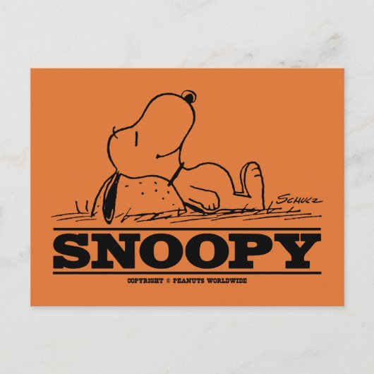pinda's | Snoopy Rest Break Briefkaart (Voorkant)