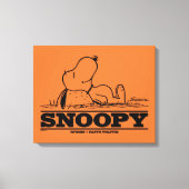 pinda's | Snoopy Rest Break Canvas Afdruk (Voorkant)