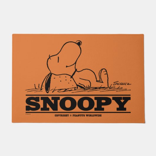 pinda's | Snoopy Rest Break Deurmat (Voorkant)
