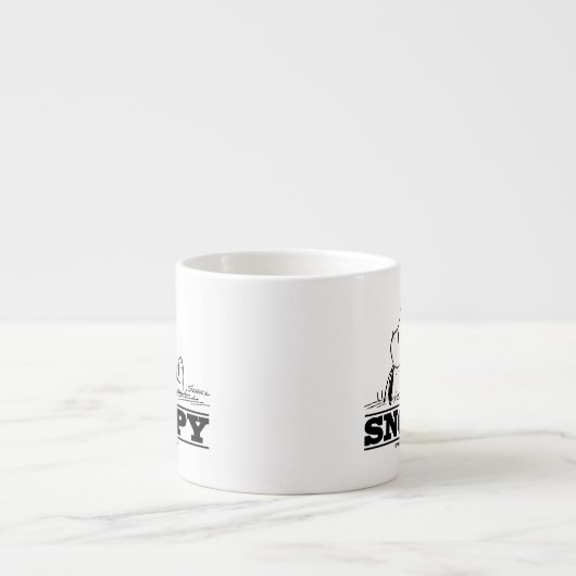 pinda's | Snoopy Rest Break Espresso Kop (Voorkant)