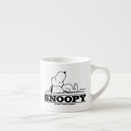 pinda's | Snoopy Rest Break Espresso Kop (Rechts)