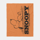 pinda's | Snoopy Rest Break Fleece Deken (Voorkant)