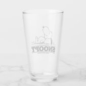 pinda's | Snoopy Rest Break Glas (Achterkant)