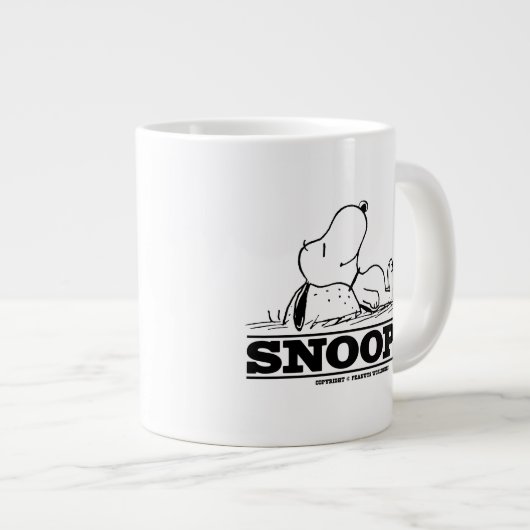 pinda's | Snoopy Rest Break Grote Koffiekop (Voorkant rechts)