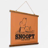 pinda's | Snoopy Rest Break Hangend Wandkleed (Gebogen)