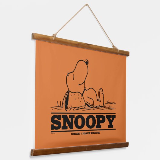 pinda's | Snoopy Rest Break Hangend Wandkleed (Gebogen)