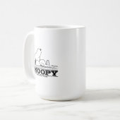 pinda's | Snoopy Rest Break Koffiemok (Voorkant links)