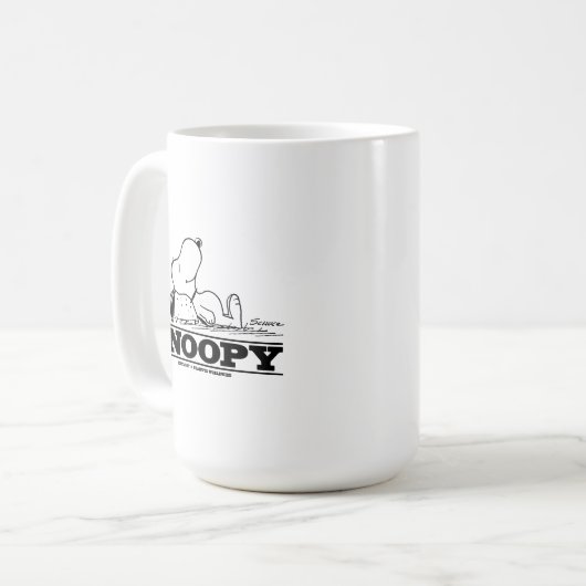 pinda's | Snoopy Rest Break Koffiemok (Voorkant links)
