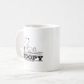 pinda's | Snoopy Rest Break Koffiemok (Voorkant links)
