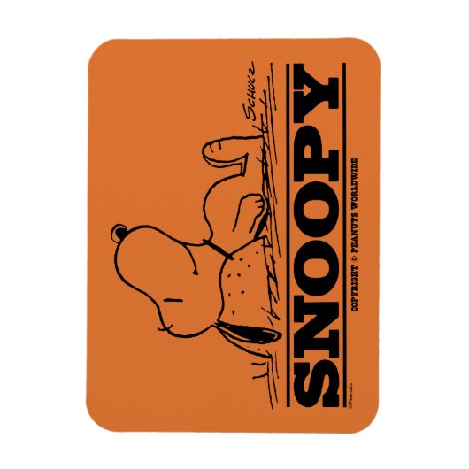 pinda's | Snoopy Rest Break Magneet (Verticaal)