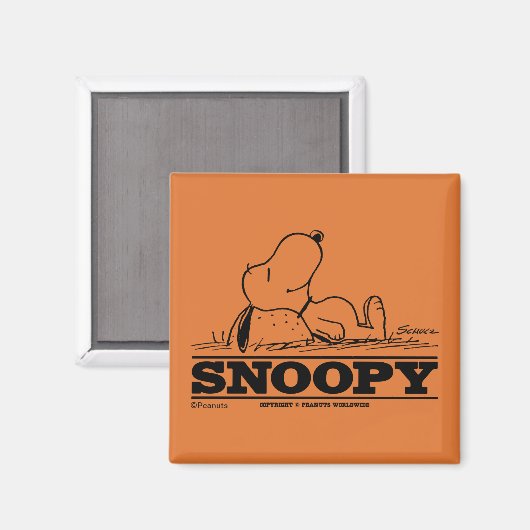 pinda's | Snoopy Rest Break Magneet (Voorkant / Achterkant)