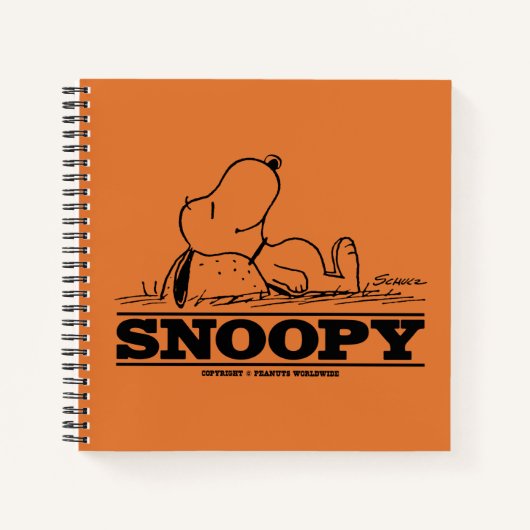 pinda's | Snoopy Rest Break Notitieboek (Voorkant)