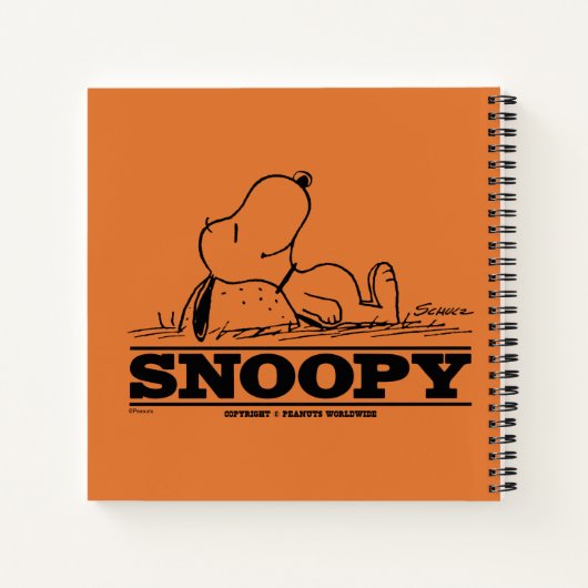 pinda's | Snoopy Rest Break Notitieboek (Achterkant)