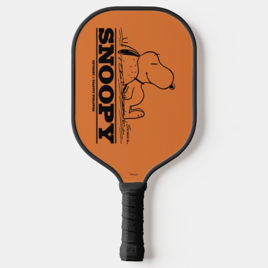 pinda's | Snoopy Rest Break Pickleball Paddle (Achterkant)