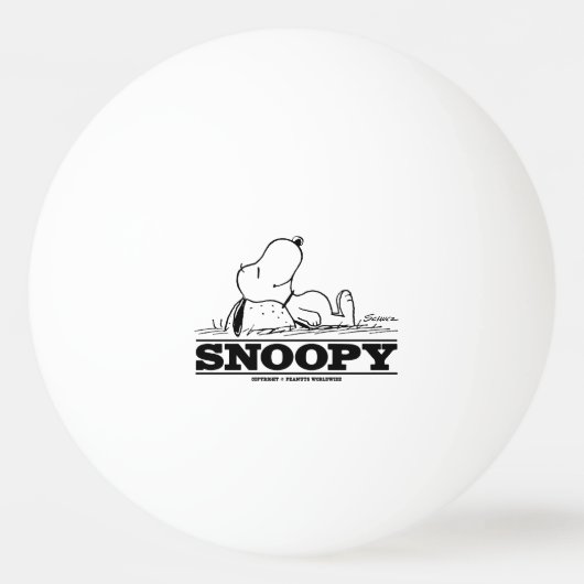 pinda's | Snoopy Rest Break Pingpongbal (Voorkant)