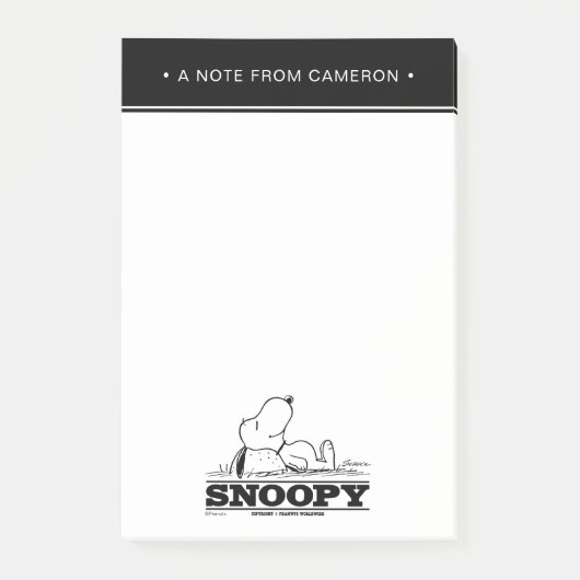 pinda's | Snoopy Rest Break Post-it® Notes (Voorkant)