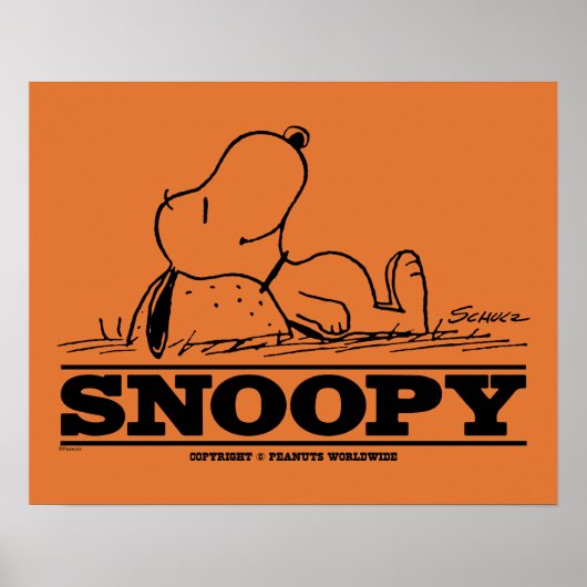pinda's | Snoopy Rest Break Poster (Voorkant)