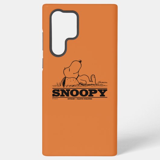 pinda's | Snoopy Rest Break Samsung Galaxy Hoesje (Achterkant)