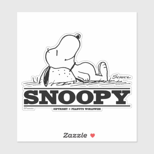 pinda's | Snoopy Rest Break Sticker (Vel)