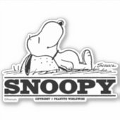 pinda's | Snoopy Rest Break Sticker (Voorkant)