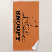 pinda's | Snoopy Rest Break Strandlaken (Voorkant)