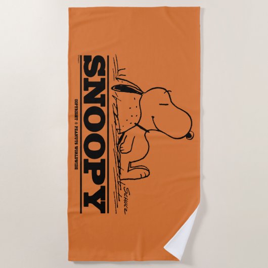 pinda's | Snoopy Rest Break Strandlaken (Voorkant)