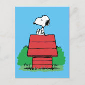 pinda's | Snoopy Resting on Doghouse Briefkaart (Voorkant)