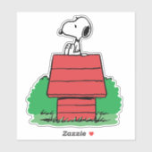 pinda's | Snoopy Resting on Doghouse Sticker (Vel)