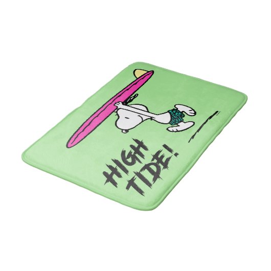 pinda's | Snoopy rijdend naar het Surf Badmat (Gekanteld)