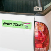pinda's | Snoopy rijdend naar het Surf Bumpersticker (Op Truck)