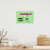 pinda's | Snoopy rijdend naar het Surf Poster (Keuken)