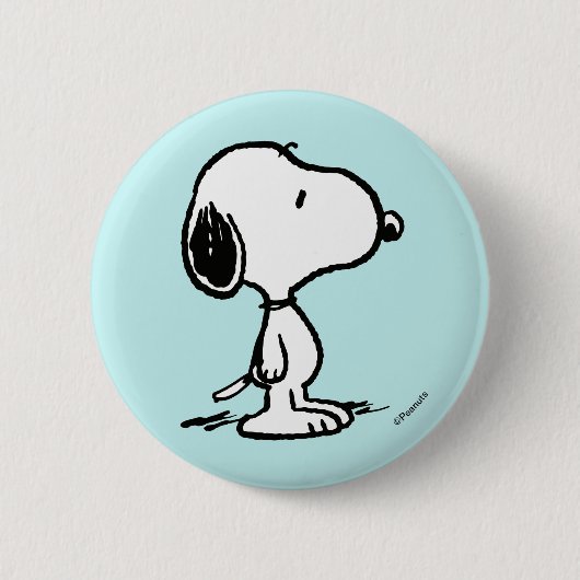 pinda's | Snoopy Ronde Button 5,7 Cm (Voorkant)