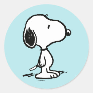 pinda's   Snoopy Ronde Sticker