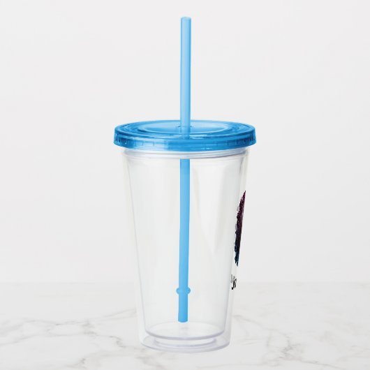 pinda's | Snoopy ruimtesonde ballon Acryl Drinkbeker (Rechts)