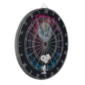 pinda's | Snoopy ruimtesonde ballon Dartbord (Voorkant Links)