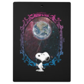 pinda's | Snoopy ruimtesonde ballon Klembord (Achterkant)