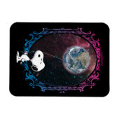 pinda's | Snoopy ruimtesonde ballon Magneet (Horizontaal)