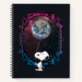 pinda's | Snoopy ruimtesonde ballon Notitieboek (Voorkant)
