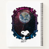 pinda's | Snoopy ruimtesonde ballon Notitieboek (Achterkant)