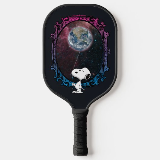 pinda's | Snoopy ruimtesonde ballon Pickleball Paddle (Voorkant)