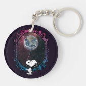pinda's | Snoopy ruimtesonde ballon Sleutelhanger (Achterkant)
