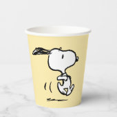 pinda's | Snoopy Running Papieren Bekers (Voorkant)