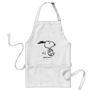 pinda's   Snoopy Running Standaard Schort