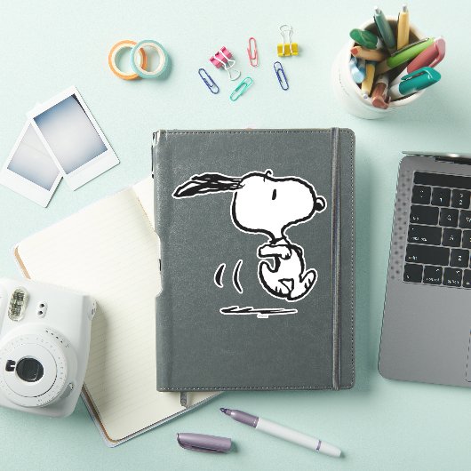 pinda's | Snoopy Running Sticker (iPad Cover)
