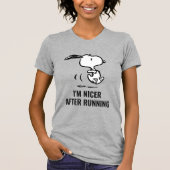 pinda's | Snoopy Running T-shirt (Voorkant)