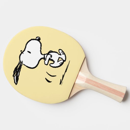 pinda's | Snoopy Running Tafeltennisbatje (Zijkant)